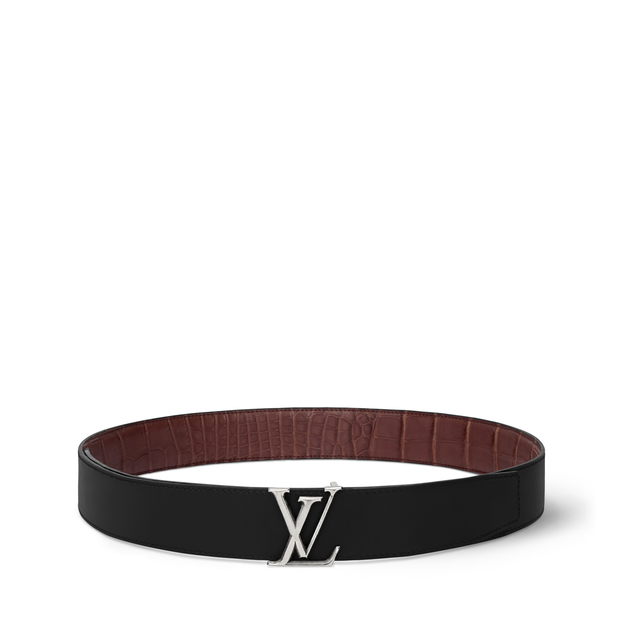 LV Atelier Crocodile 35mm Reversible Belt - Accessories M4914U